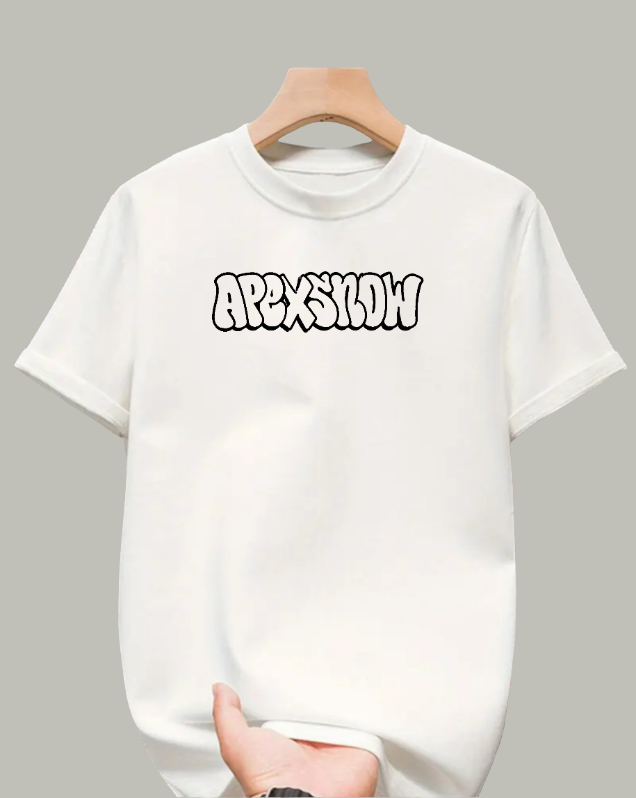 Apex snow white tee