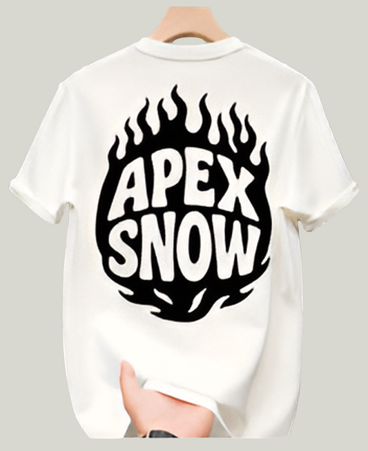 Apex snow white tee