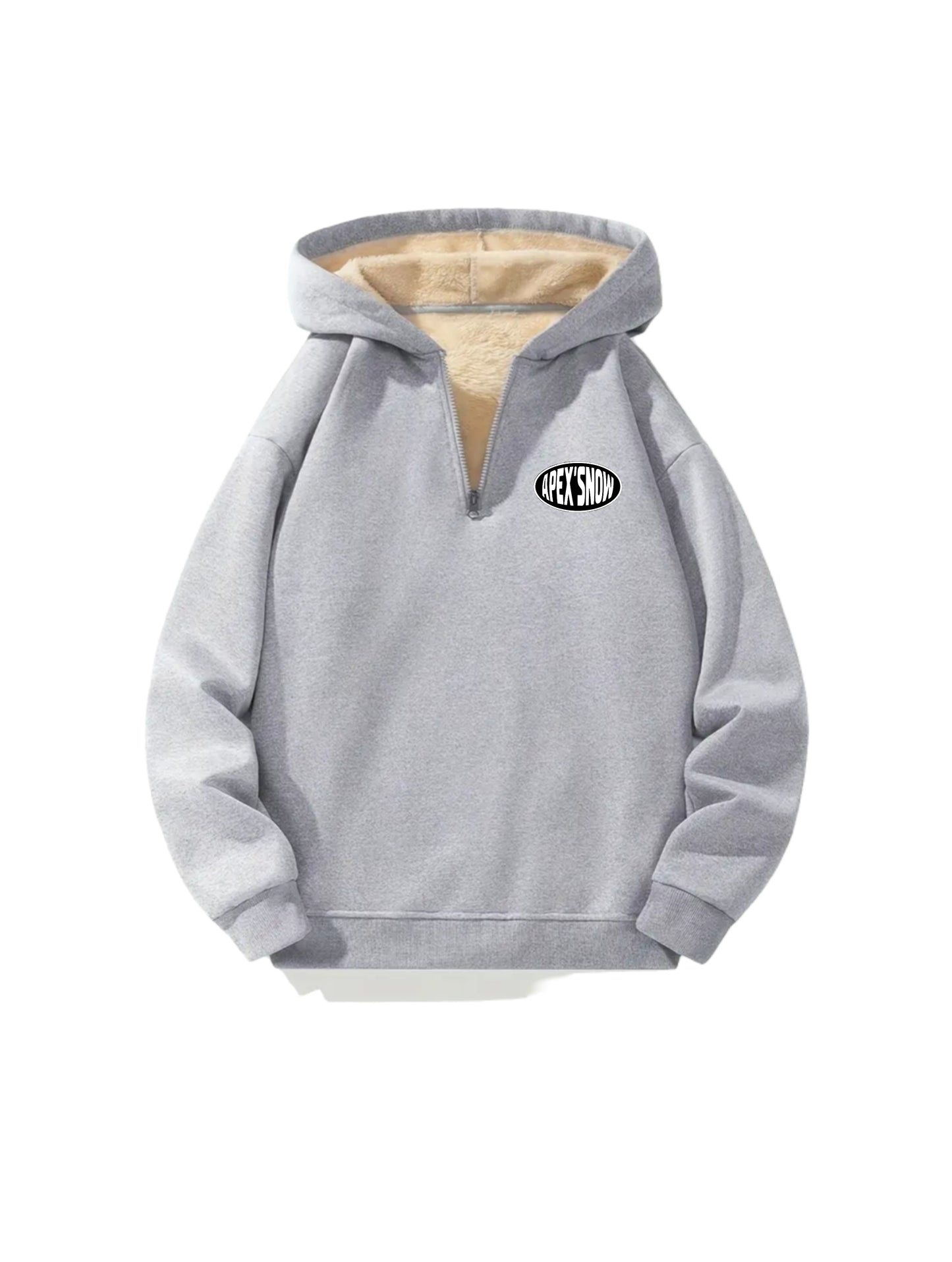 Fleece 1/4 zip hoodie