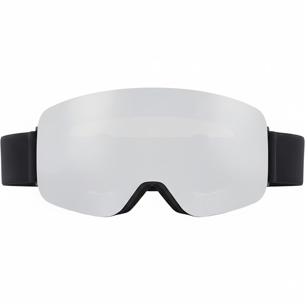 Crome ski goggles