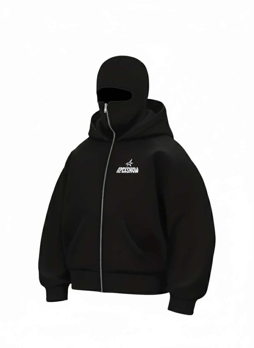 STAR balaclava zip-up