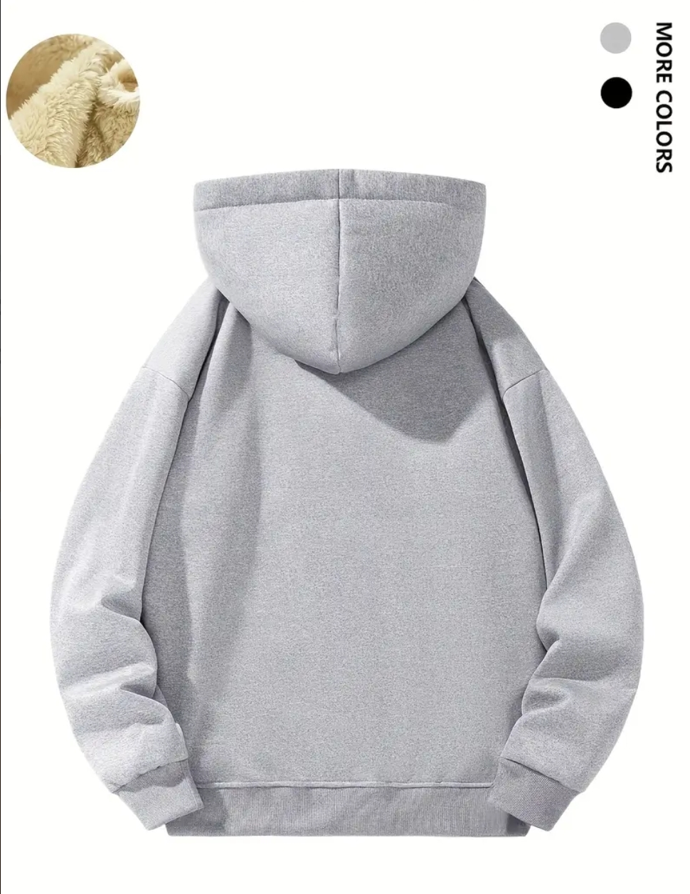 Fleece 1/4 zip hoodie