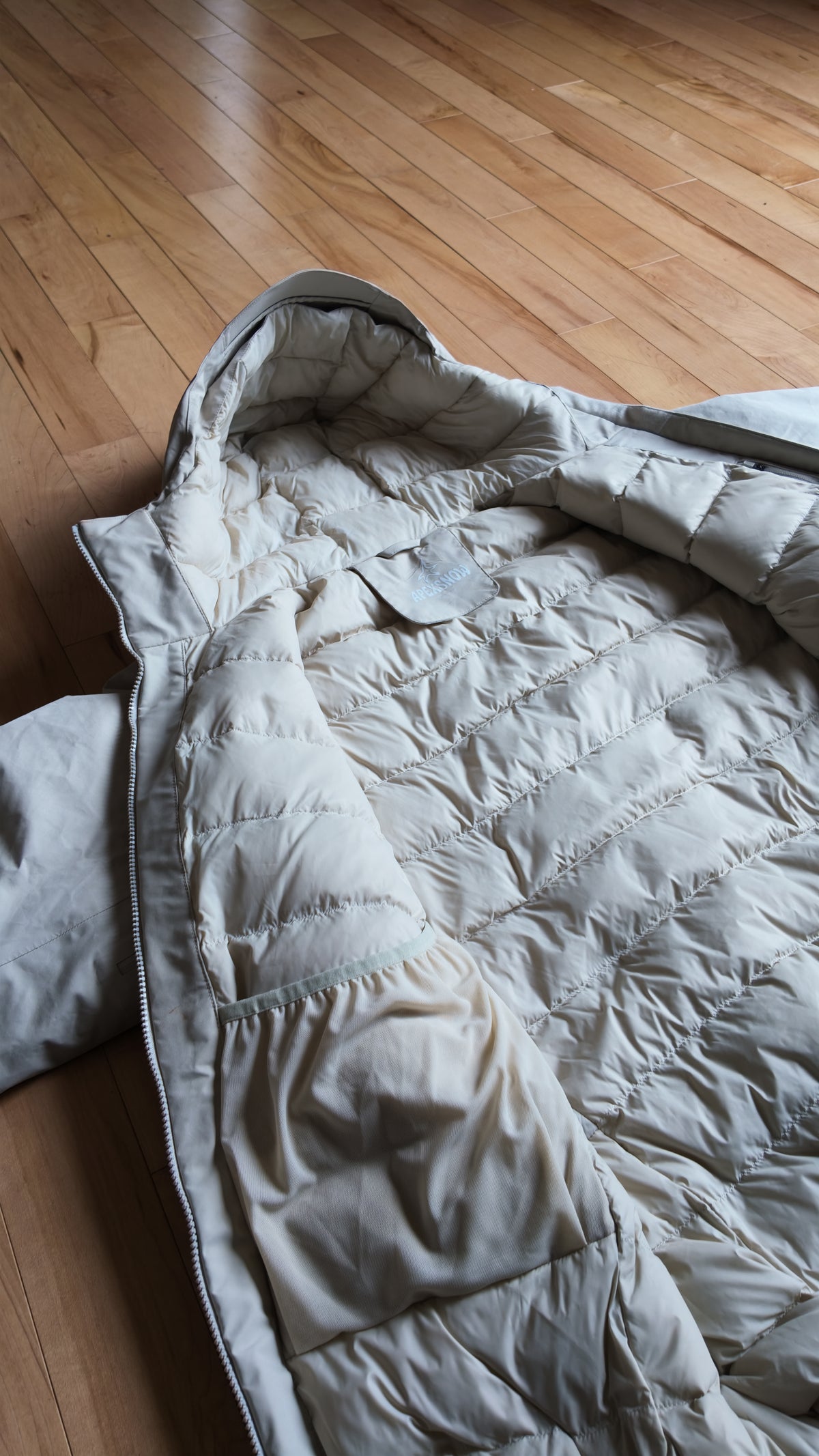 off white Apex ski jacket