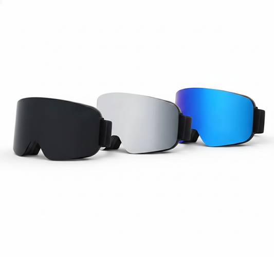 Frameless ski goggles