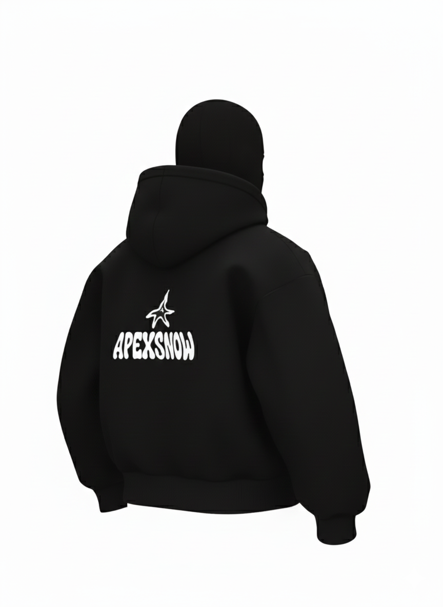 STAR balaclava zip-up