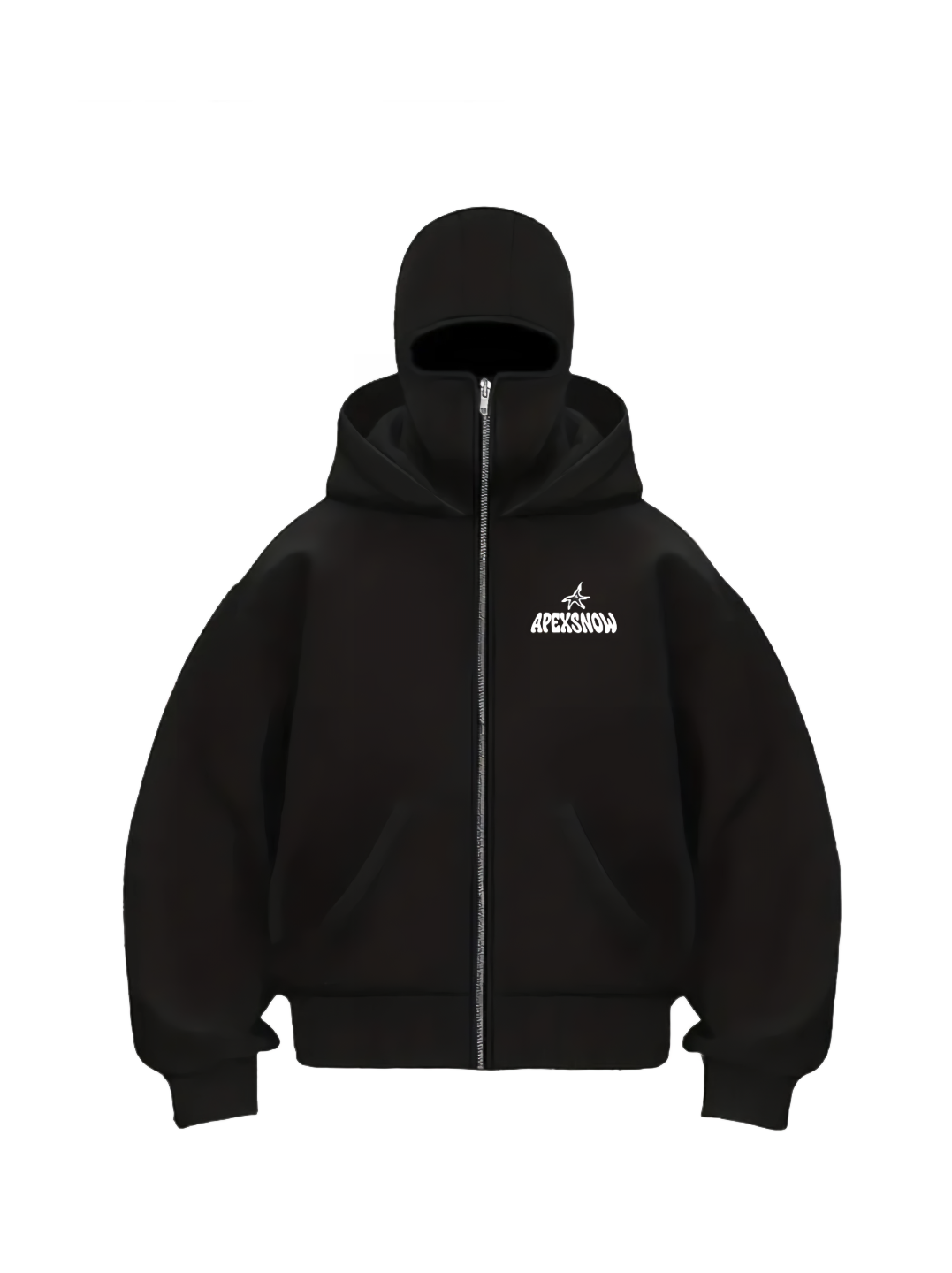 STAR balaclava hoodie