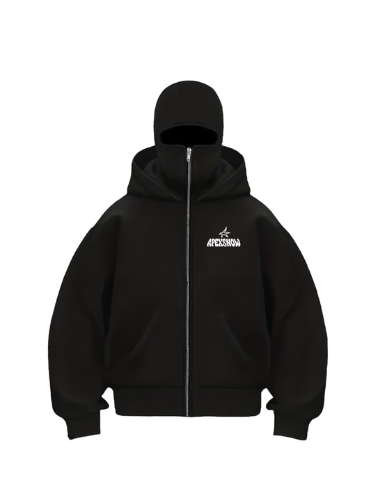 STAR balaclava hoodie